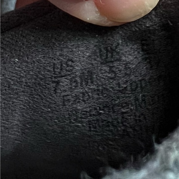 Ballet Flats Size 7.5. Grey suede with plaid detail. - Picture 5 of 5